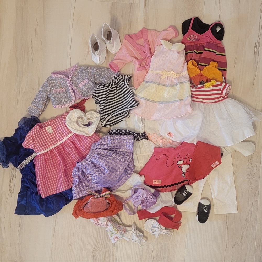 Assorted Doll Clothing Bundle